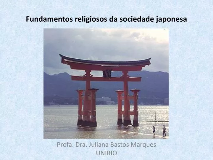 fundamentos religiosos da sociedade japonesa