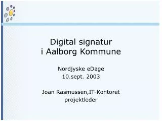 digital signatur i aalborg kommune