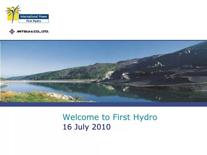 welcome to first hydro