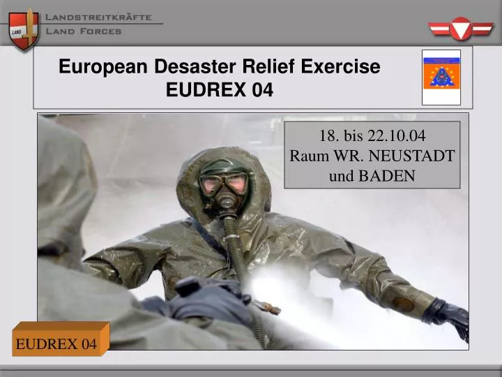 european desaster relief exercise eudrex 04