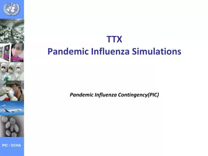 ttx pandemic influenza simulations