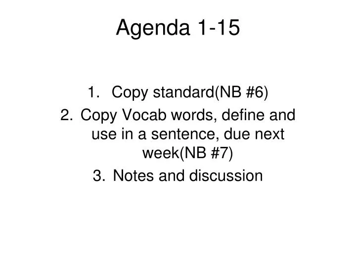 agenda 1 15