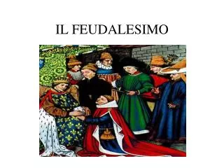 il feudalesimo