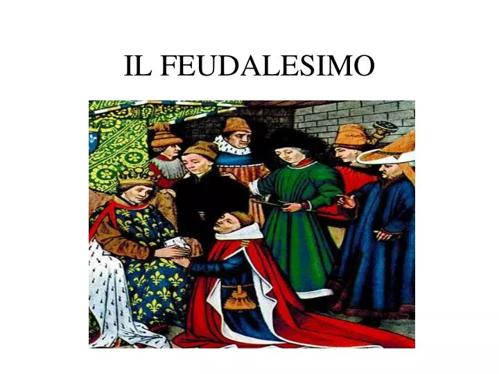 il feudalesimo