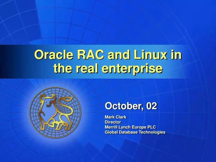 oracle rac and linux in the real enterprise