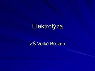 elektrol za