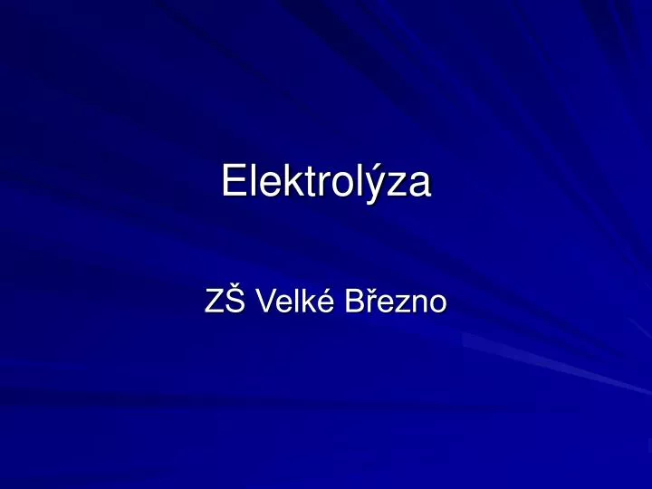 elektrol za