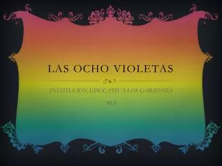las ocho violetas