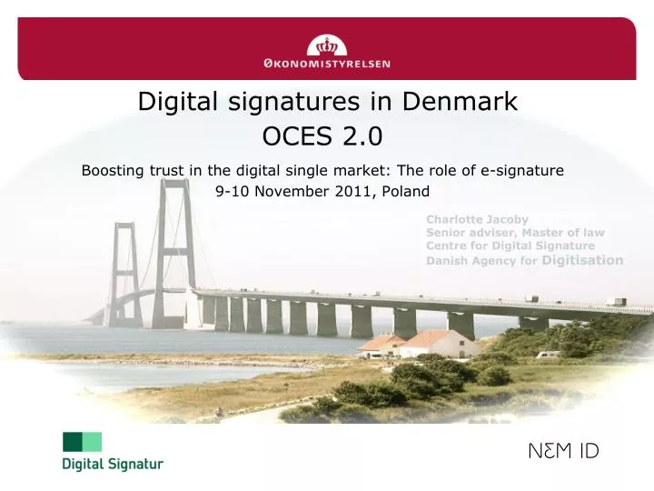 digital signatures in denmark oces 2 0