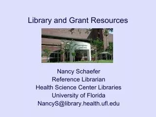 Library and Grant Resources
