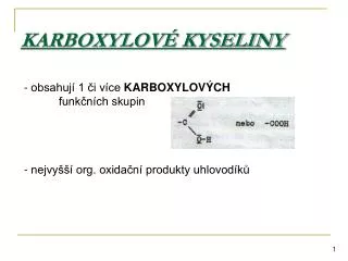 karboxylov kyseliny