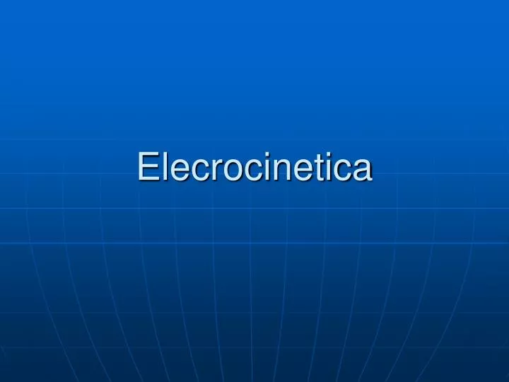 elecrocinetica