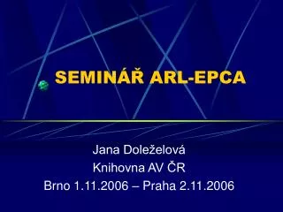semin arl epca