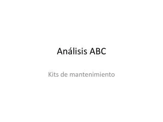 an lisis abc