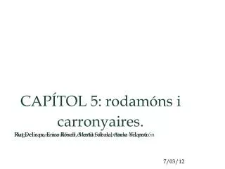 cap tol 5 rodam ns i carronyaires