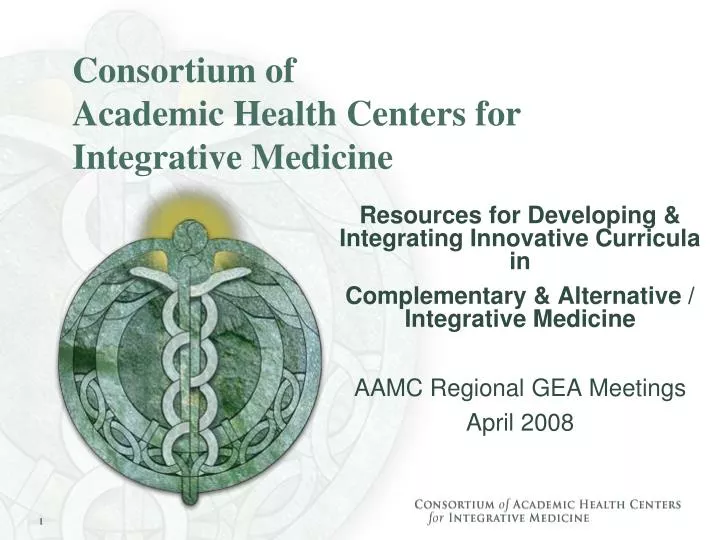 consortium of academic health centers for integrative medicine