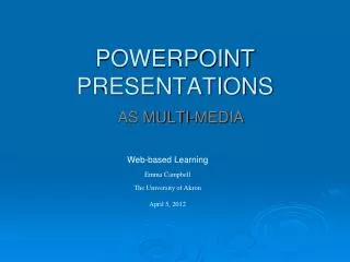 POWERPOINT PRESENTATIONS