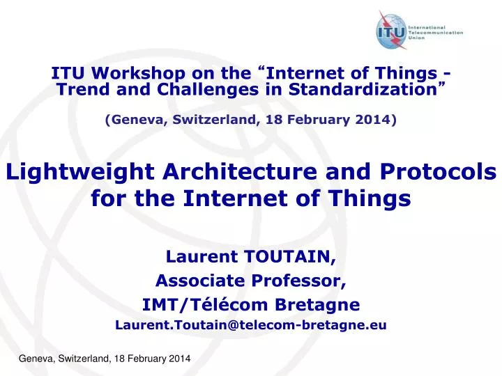 lightweight architecture and protocols for the internet of things