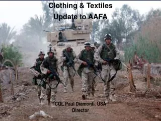 Clothing &amp; Textiles Update to AAFA