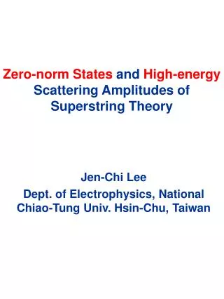 Zero-norm States and High-energy Scattering Amplitudes of Superstring Theory