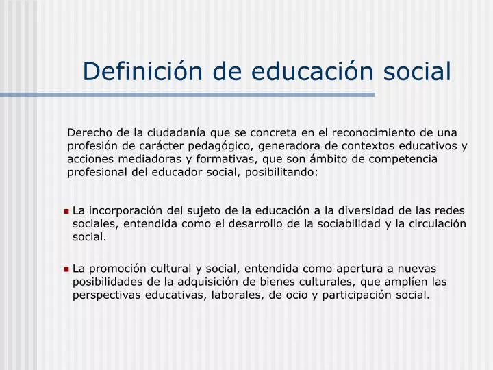 definici n de educaci n social