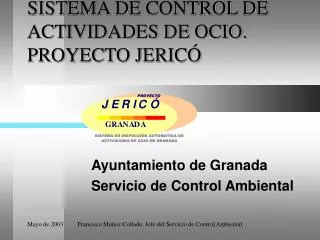 sistema de control de actividades de ocio proyecto jeric