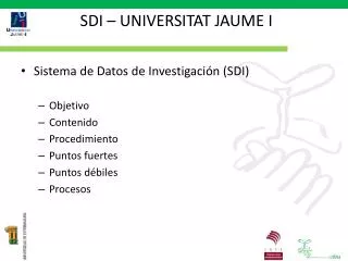 sdi universitat jaume i
