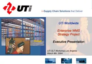 &gt;&gt; Supply Chain Solutions that Deliver