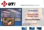 >> Supply Chain Solutions that Deliver - slide 1