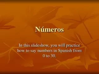n meros