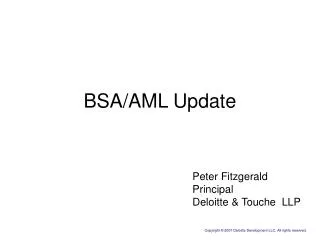 BSA/AML Update