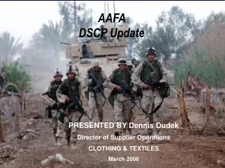 AAFA DSCP Update