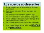 Los nuevos adolescentes - slide 1