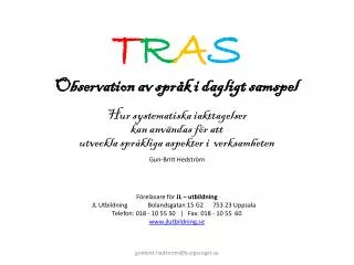 t r a s