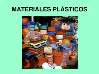materiales pl sticos