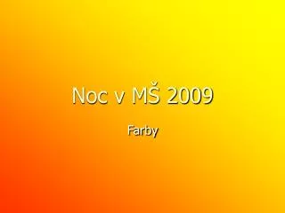 noc v m 2009