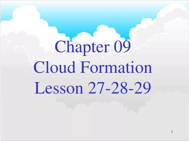 chapter 09 cloud formation lesson 27 28 29