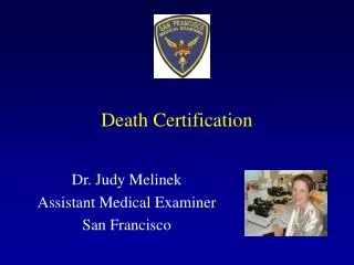 Death Certification