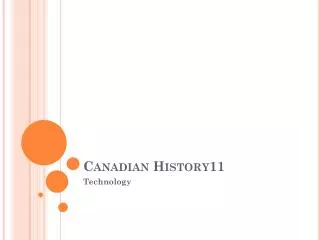 Canadian History11