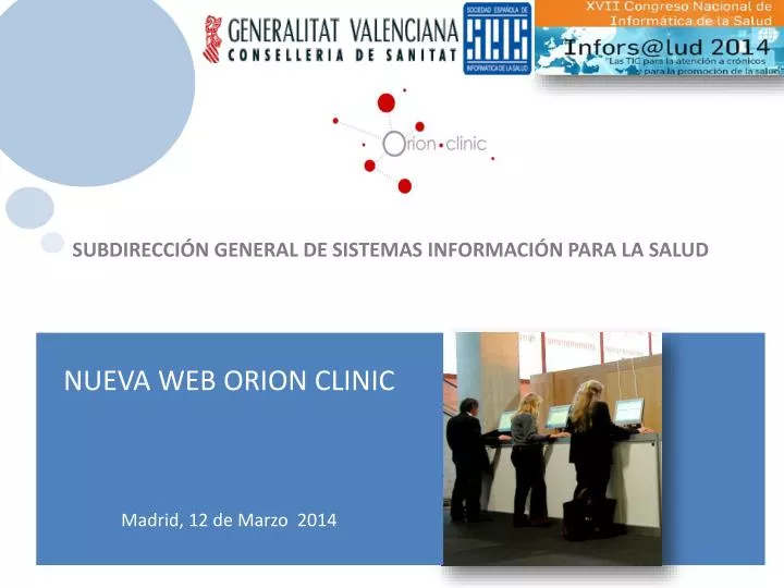 nueva web orion clinic madrid 12 de marzo 2014