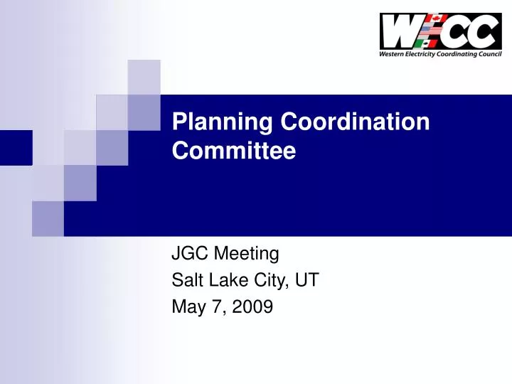 planning coordination committee