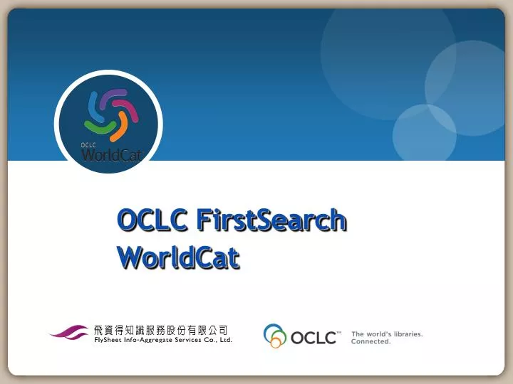 oclc firstsearch worldcat