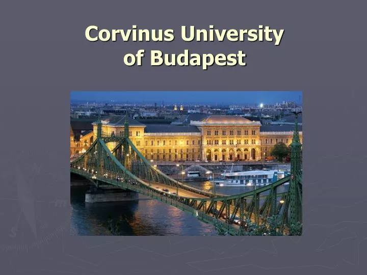 corvinus university of budapest