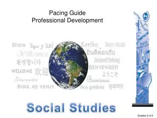 Pacing Guide Professional Development