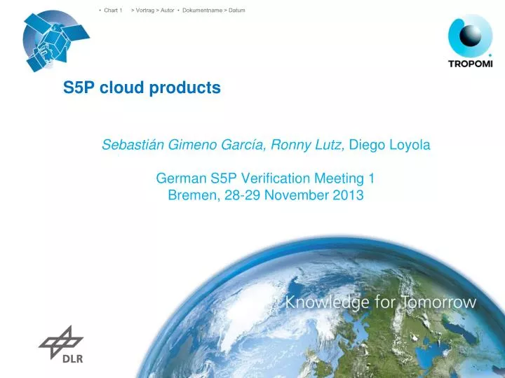 s5p cloud products