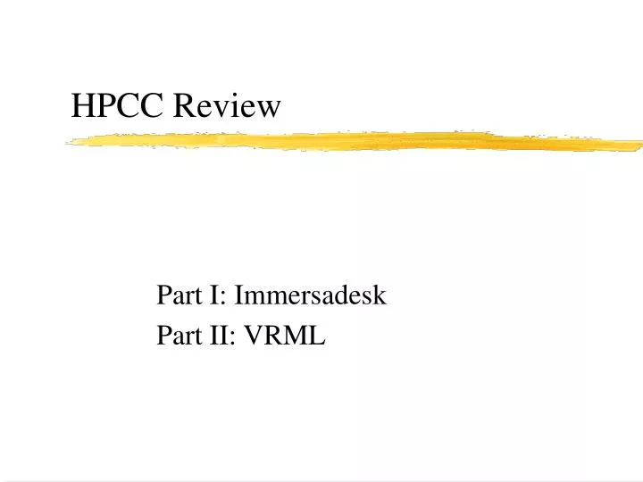 hpcc review