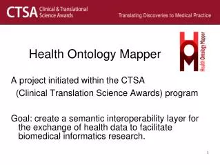 Health Ontology Mapper