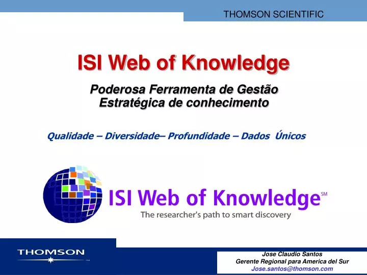 isi web of knowledge poderosa ferramenta de gest o estrat gica de conhecimento