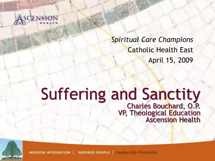 spiritual care champions catholic health east april 15 2009