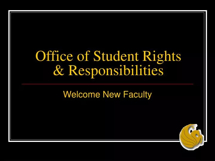 office of student rights responsibilities